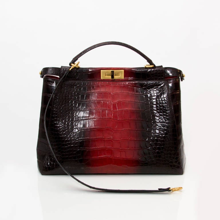 fendi alligator bag