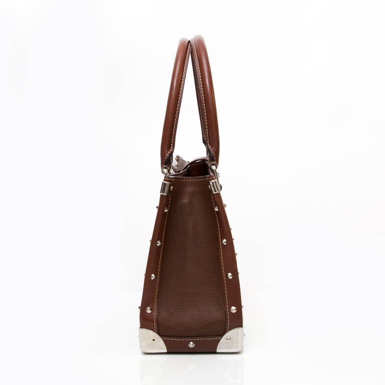 Louis Vuitton Brown Suhali Le Fabuleux Handbag In Good Condition In Antwerp, BE