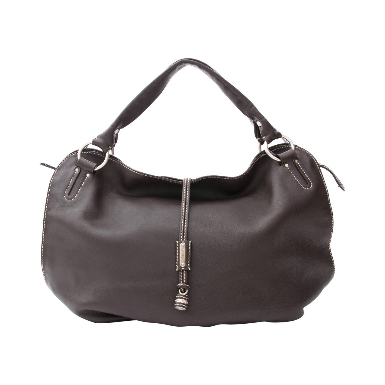 Celine Bittersweet Dark Brown Large Hobo Bag