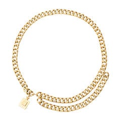 Chanel Gold Parfum Chain Belt
