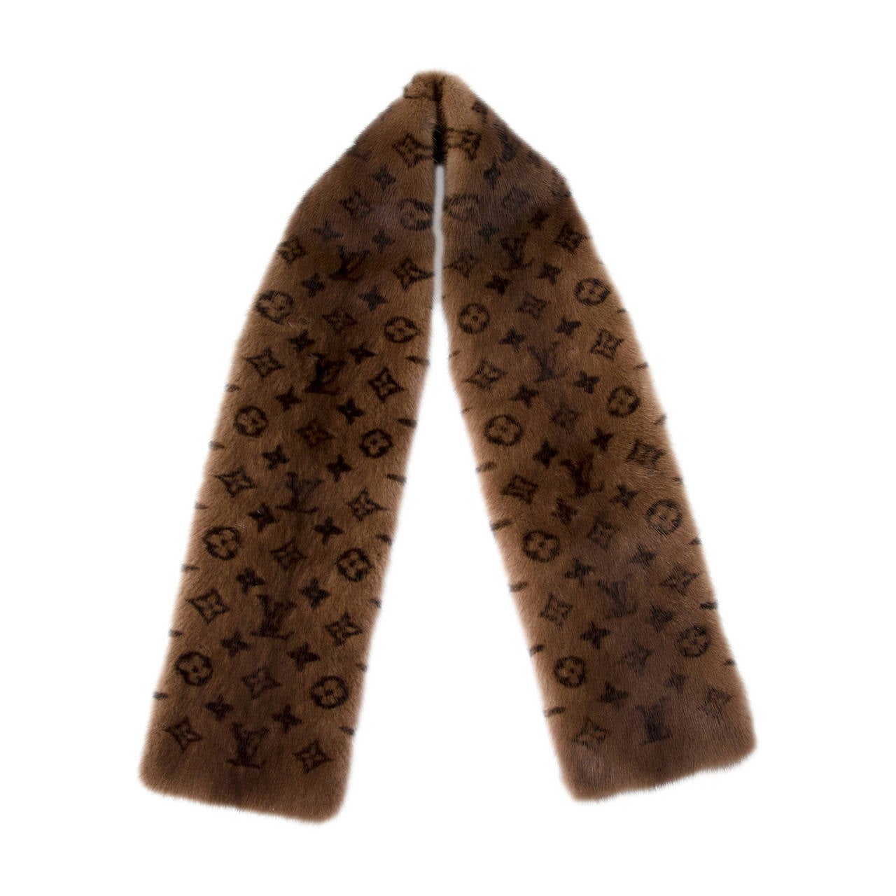 Louis Vuitton Fur Scarf - 4 For Sale on 1stDibs  syal lv, louis vuitton  scarf winter, louis vuitton mink scarf