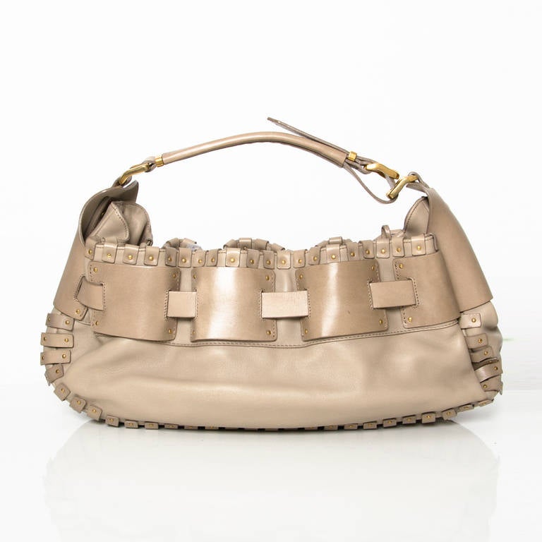 Brown Burberry Taupe Shoulder Bag