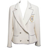 Chanel 2005 Navy & White Devil Wears Prada Jacket - 40