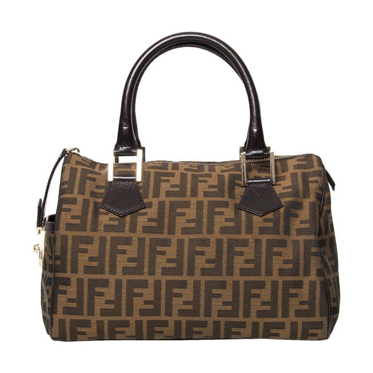 Fendi FF Logo Canvas Bag at 1stDibs | ff bag, ff bags