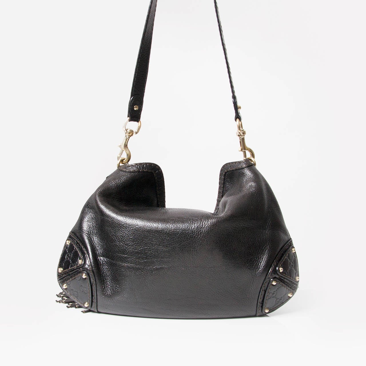 gucci bamboo tassel bag