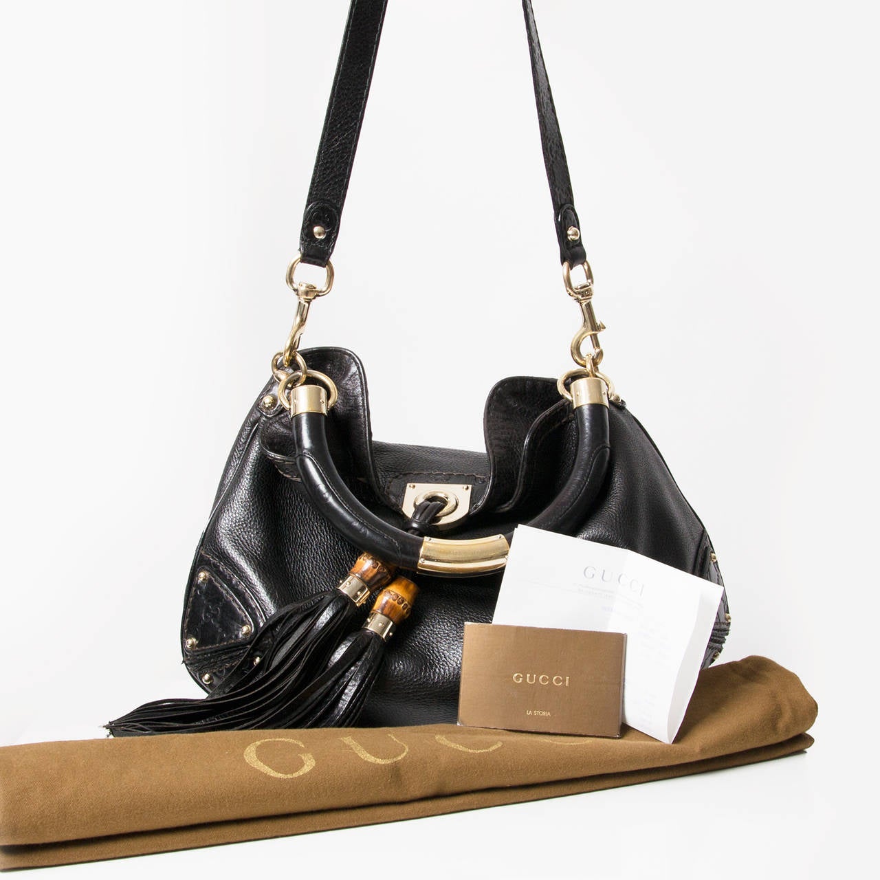 gucci purse with tassel