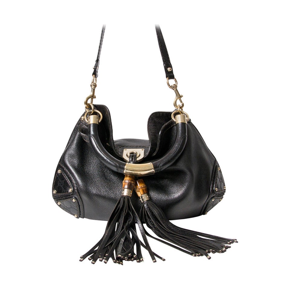 gucci indy tassel hobo bag