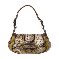 Prada Python Patch Shoulder Bag