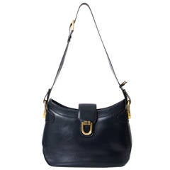 Delvaux Dark Blue Shoulder Bag