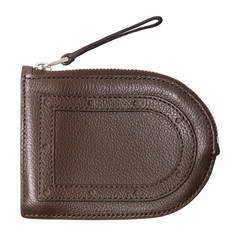 Delvaux Chocolate Coin Purse
