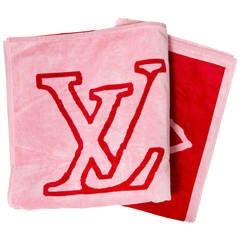 Louis Vuitton Towel - 8 For Sale on 1stDibs  louis vuitton beach towel, louis  vuitton hand towel, lv towel price