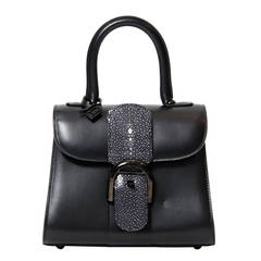 Delvaux Brilliant Mini Box Calf Sunset