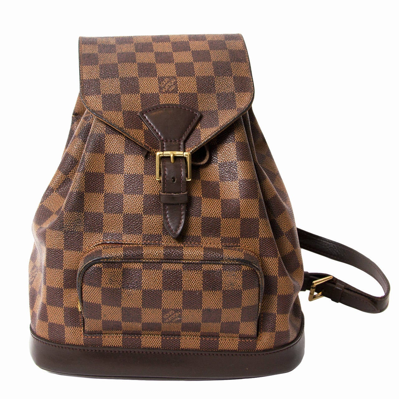 LV Backpack-Brown Checkered