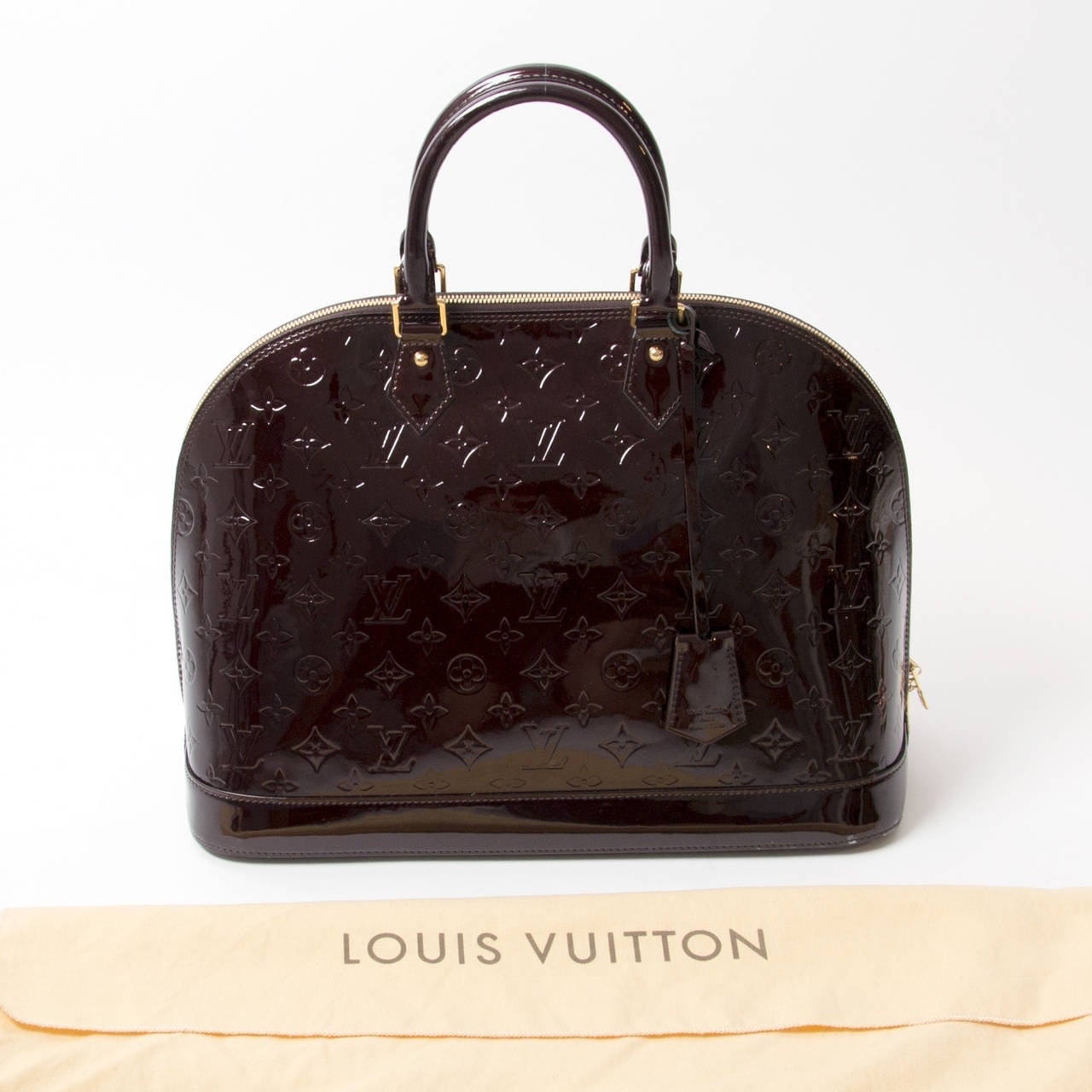 Louis Vuitton Alma MM Aubergine Vernis at 1stDibs  louis vuitton alma mm  vernis, louis vuitton vernis alma mm, louis vuitton aubergine