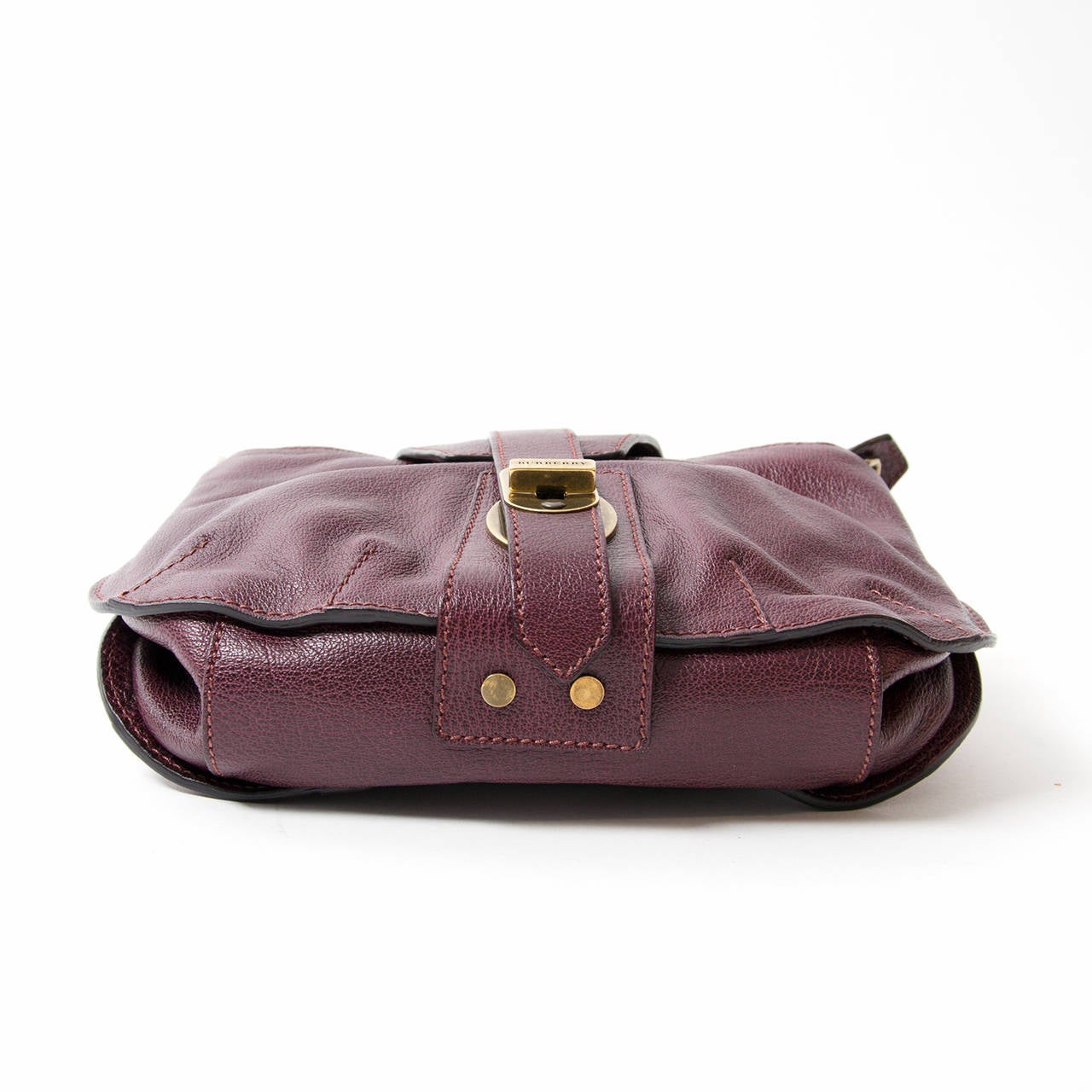 Burberry Holyoake Dark Purple Shoulder bag In Excellent Condition In Antwerp, BE