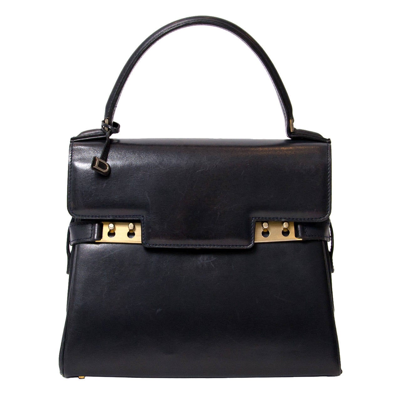 Delvaux Dark Blue Vintage Tempete PM at 1stDibs  delvaux tempete vintage, delvaux  tempete pm, vintage delvaux