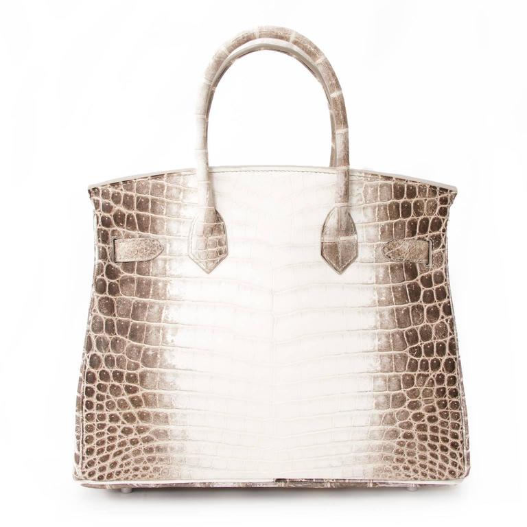 Birkin hermes coccodrillo albino top