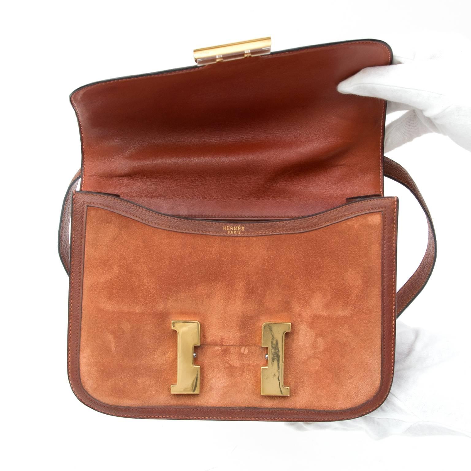 hermes suede constance