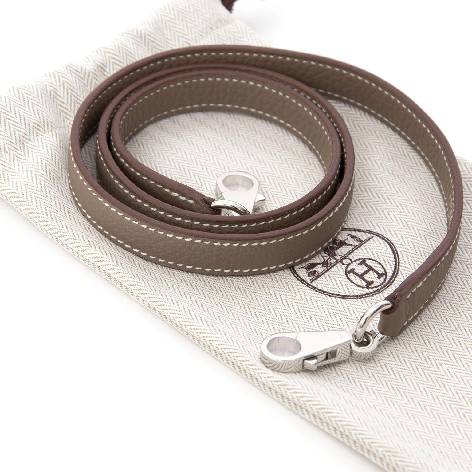 NEU Hermès Kelly 28 Etoupe PHW Togo (Braun)
