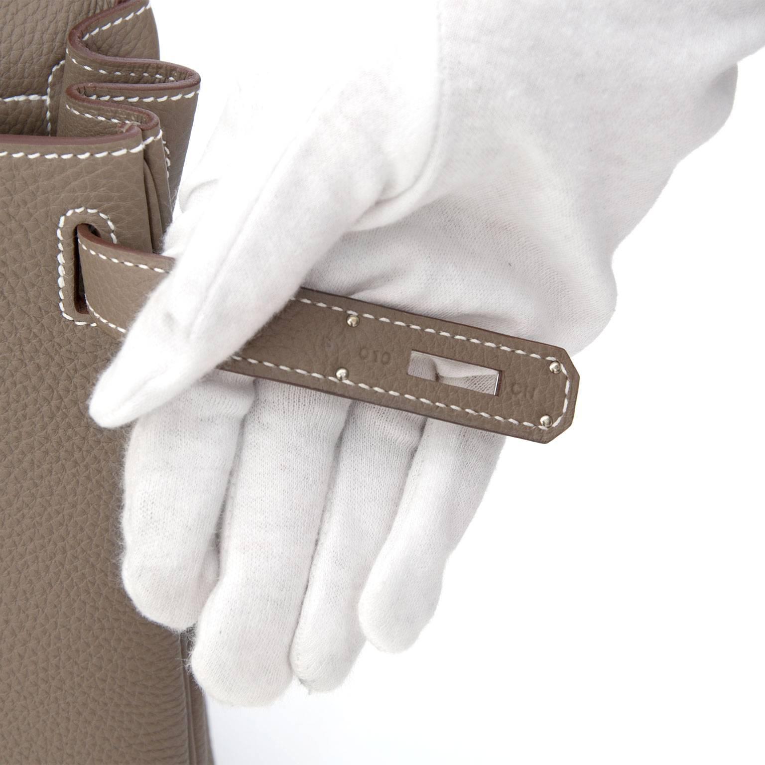 NEU Hermès Kelly 28 Etoupe PHW Togo 4