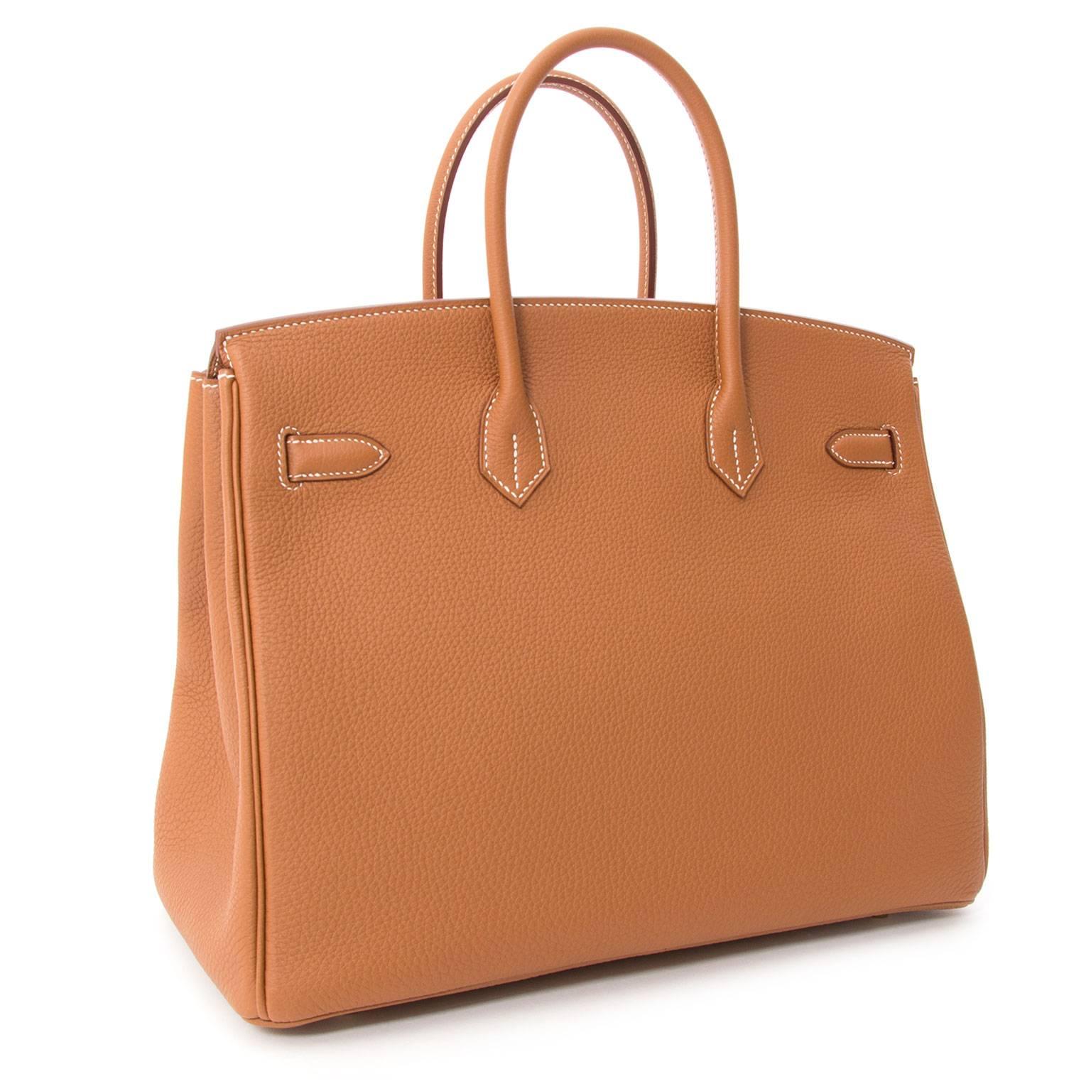 Hermès Birkin 35 Gold GHW Togo 1