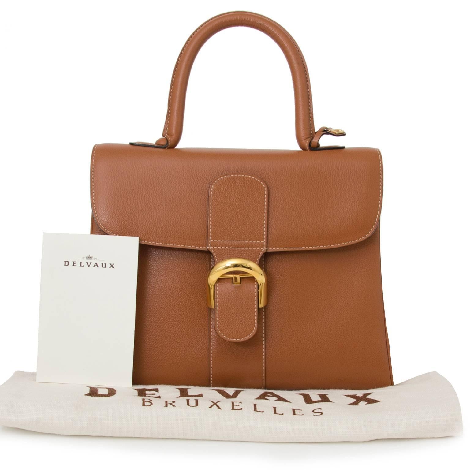 Women's Delvaux Brillant MM Jumping Fauve