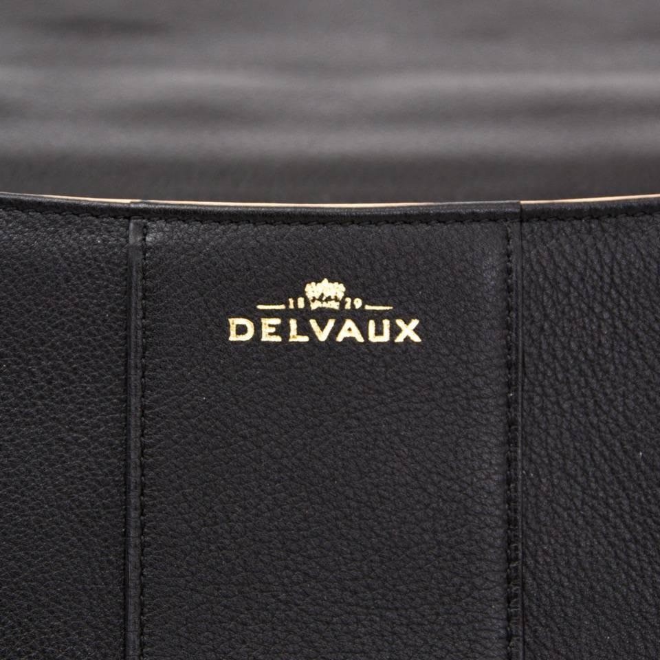 Delvaux Black Brillant East West  In Excellent Condition In Antwerp, BE