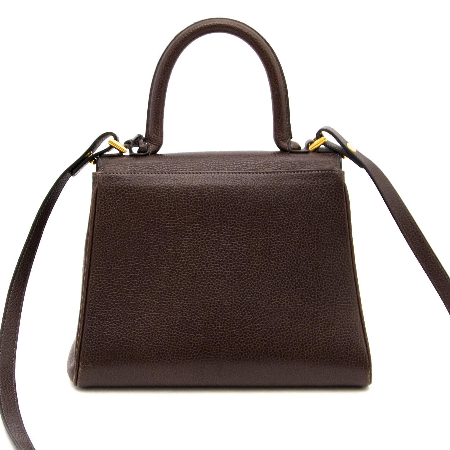 Women's Delvaux Brillant PM Brown