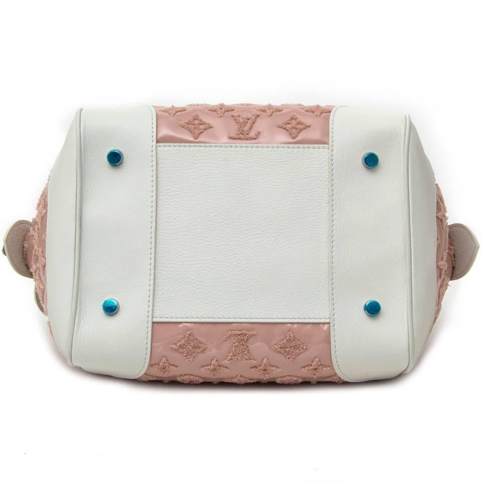 pink and white louis vuitton purse