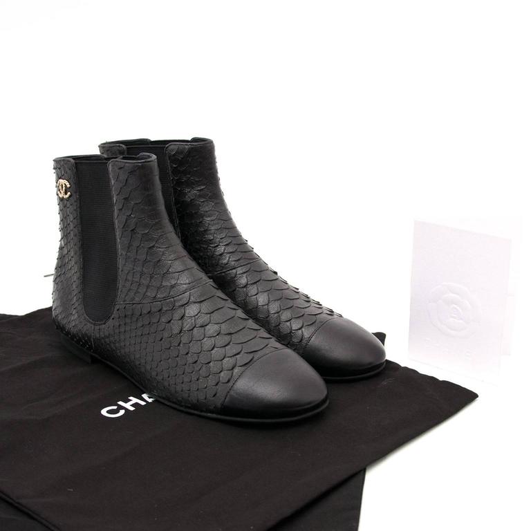 chanel chelsea boots