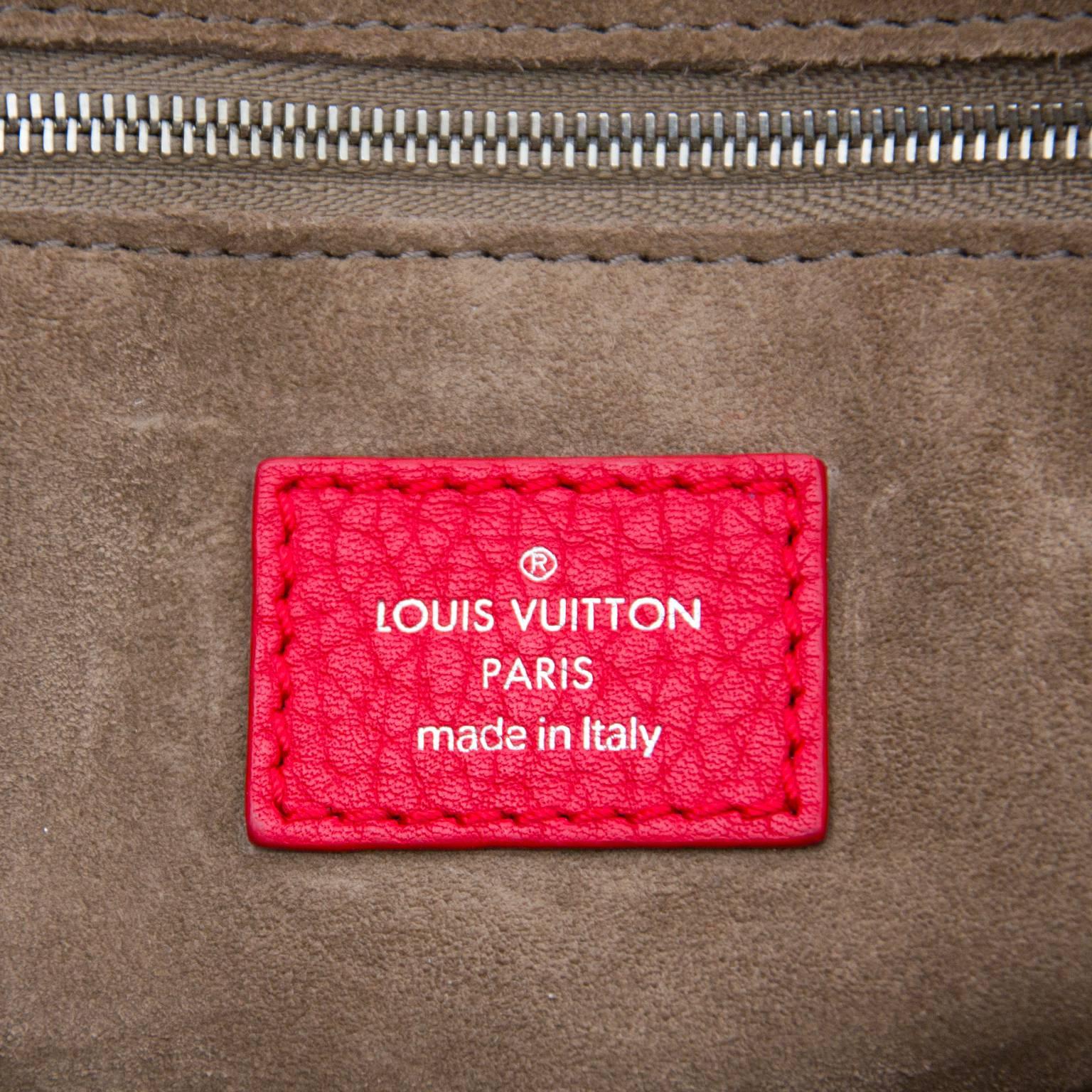 Women's or Men's Louis Vuitton Lockit MM Red
