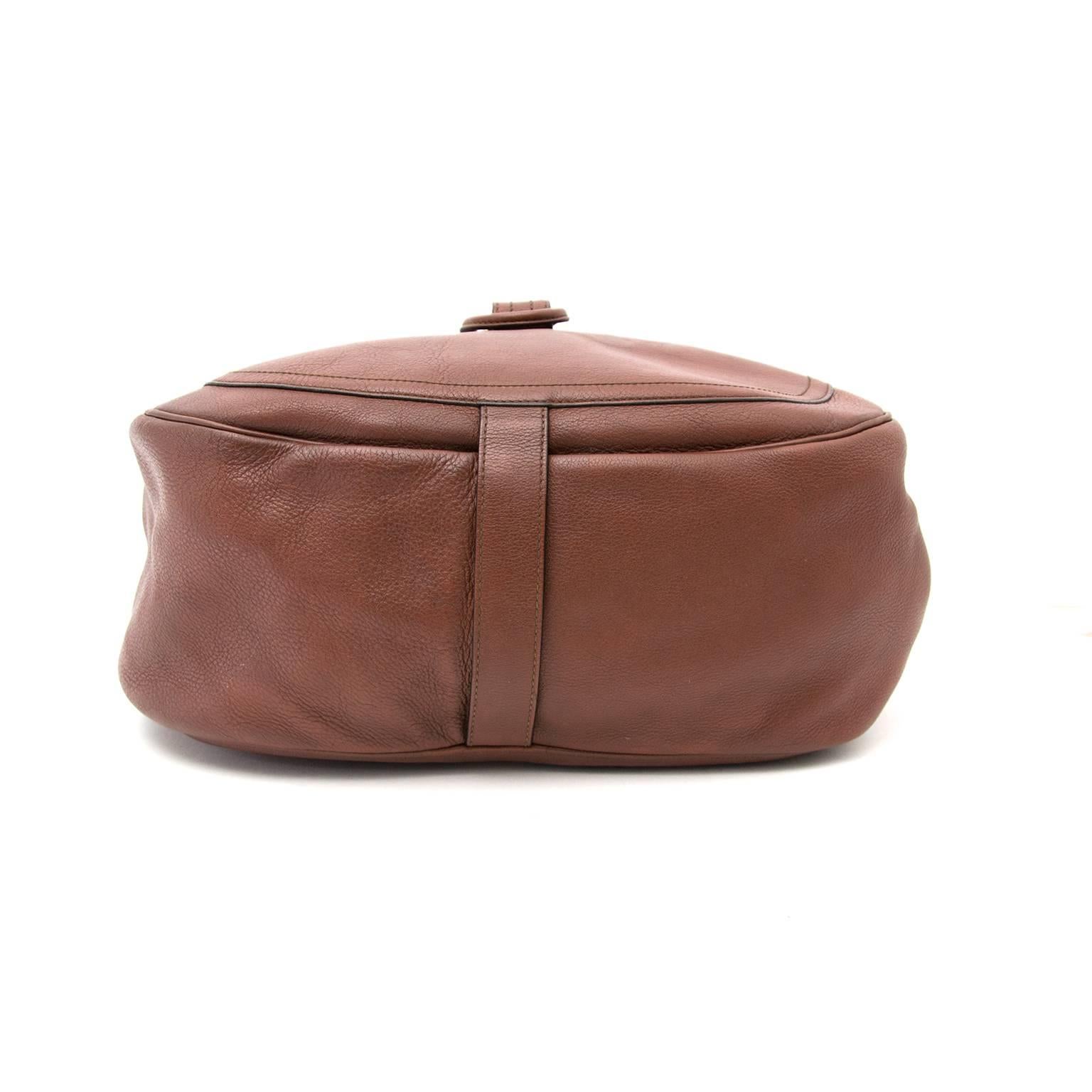 Delvaux Cerceau Chestnut GM In Good Condition In Antwerp, BE
