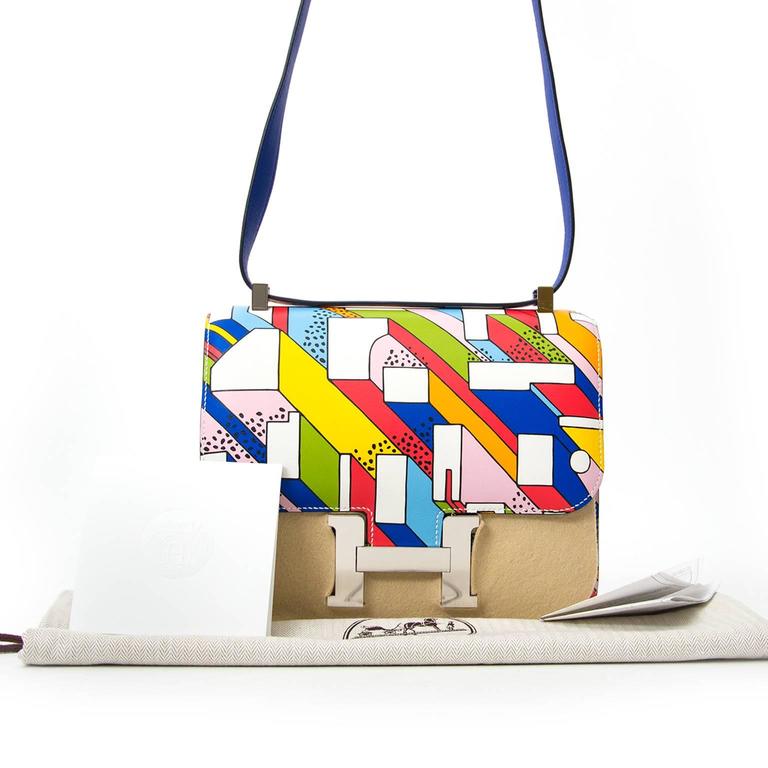 A bag that needs no introduction, the Constance 
A collaboration with artist Nigel Peake, his design, ‘On A Summer Day‘ is printed onto a white Swift Constance III. 
The vibrant and luminous hues are perfect for the summer season.

A real collectors