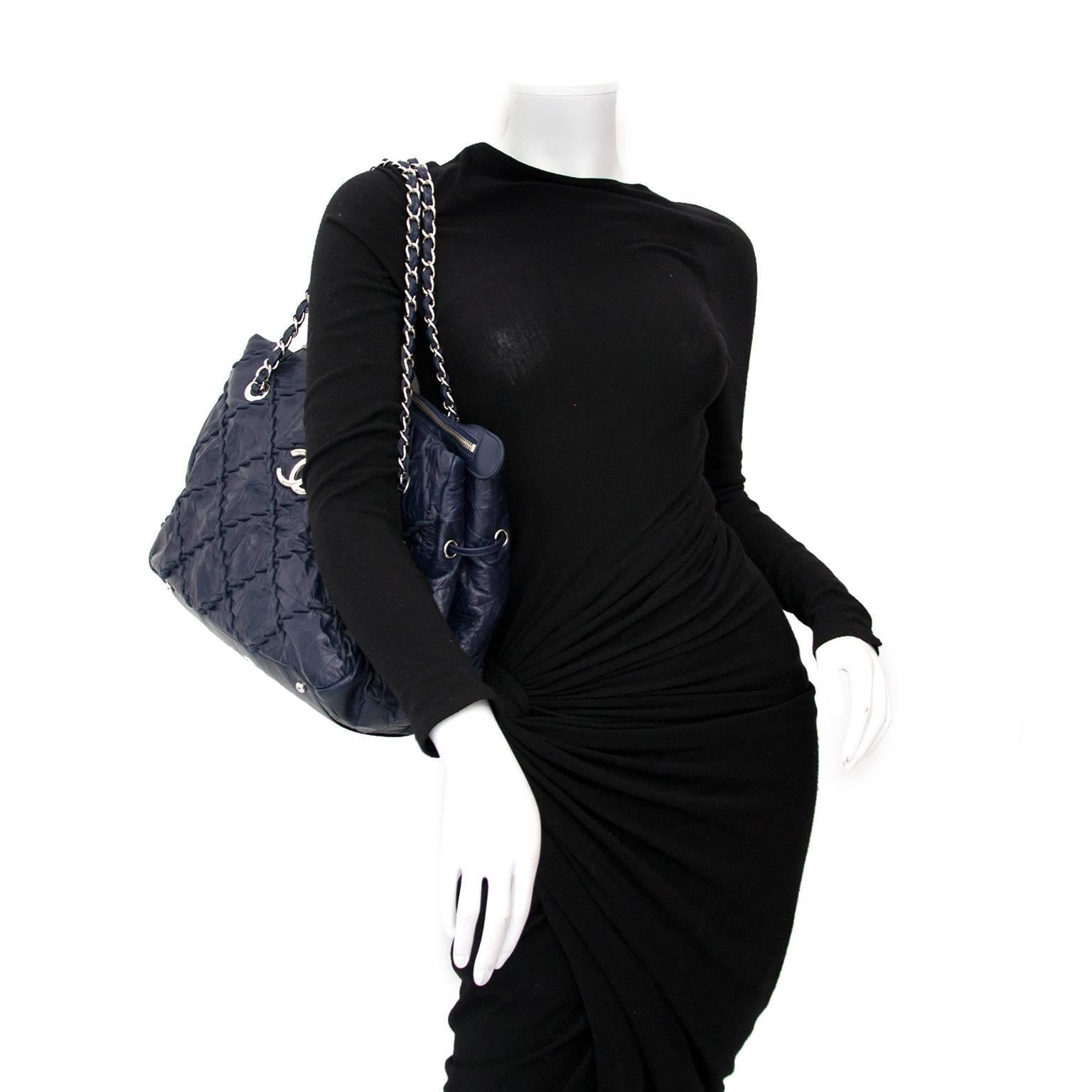 Women's or Men's Chanel Blue Grand Shopping Tote Bag