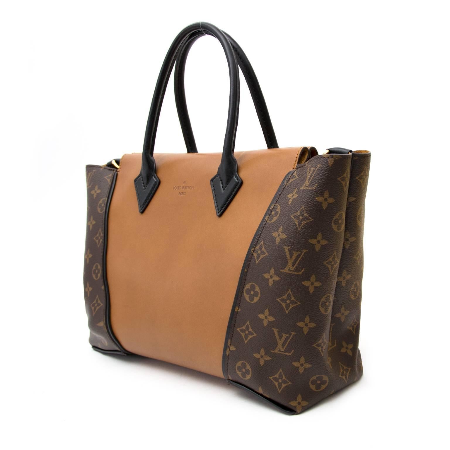 Louis Vuitton Limited W Cuir Orfevre Tote Noisette PM Bag  In Excellent Condition In Antwerp, BE
