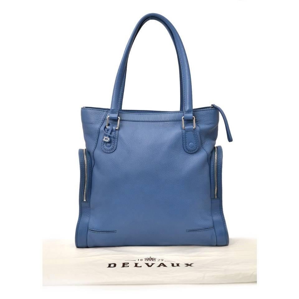 Women's or Men's Delvaux Blue Tote Bag