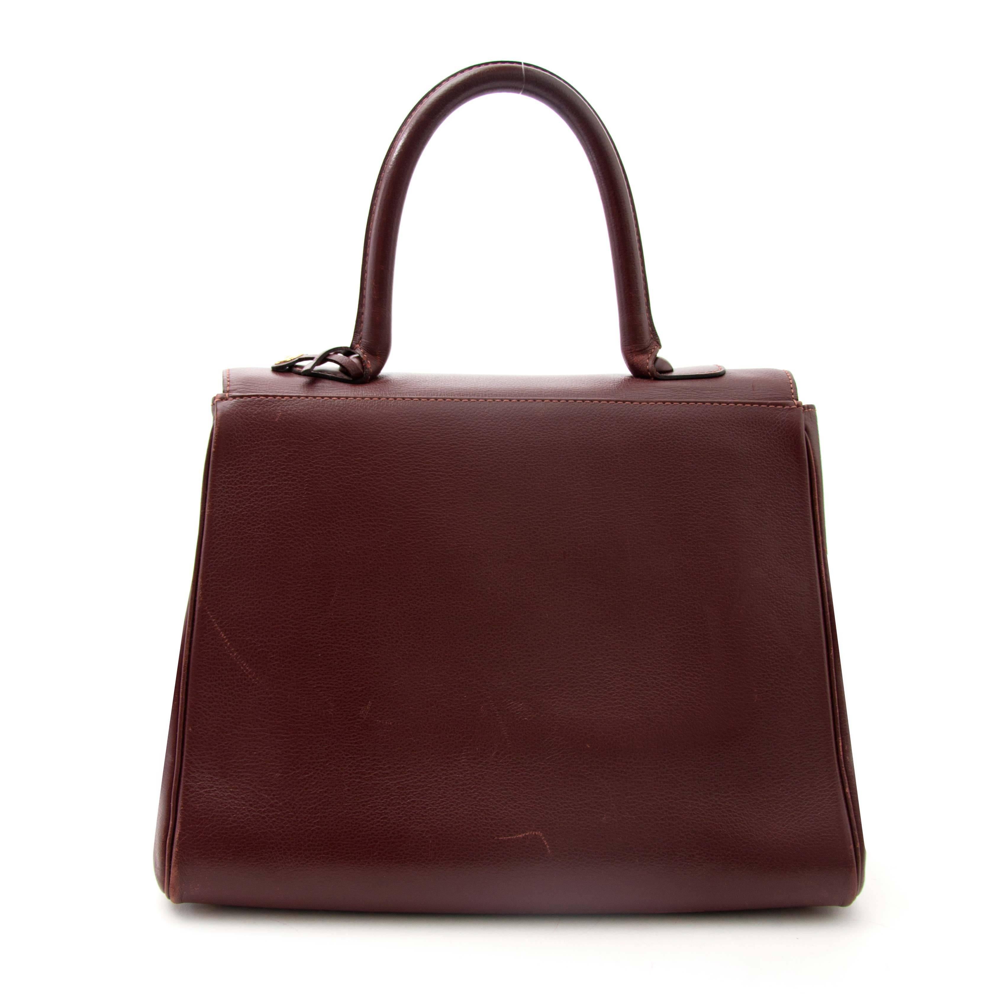 Women's Delvaux Brillant MM Burgundy