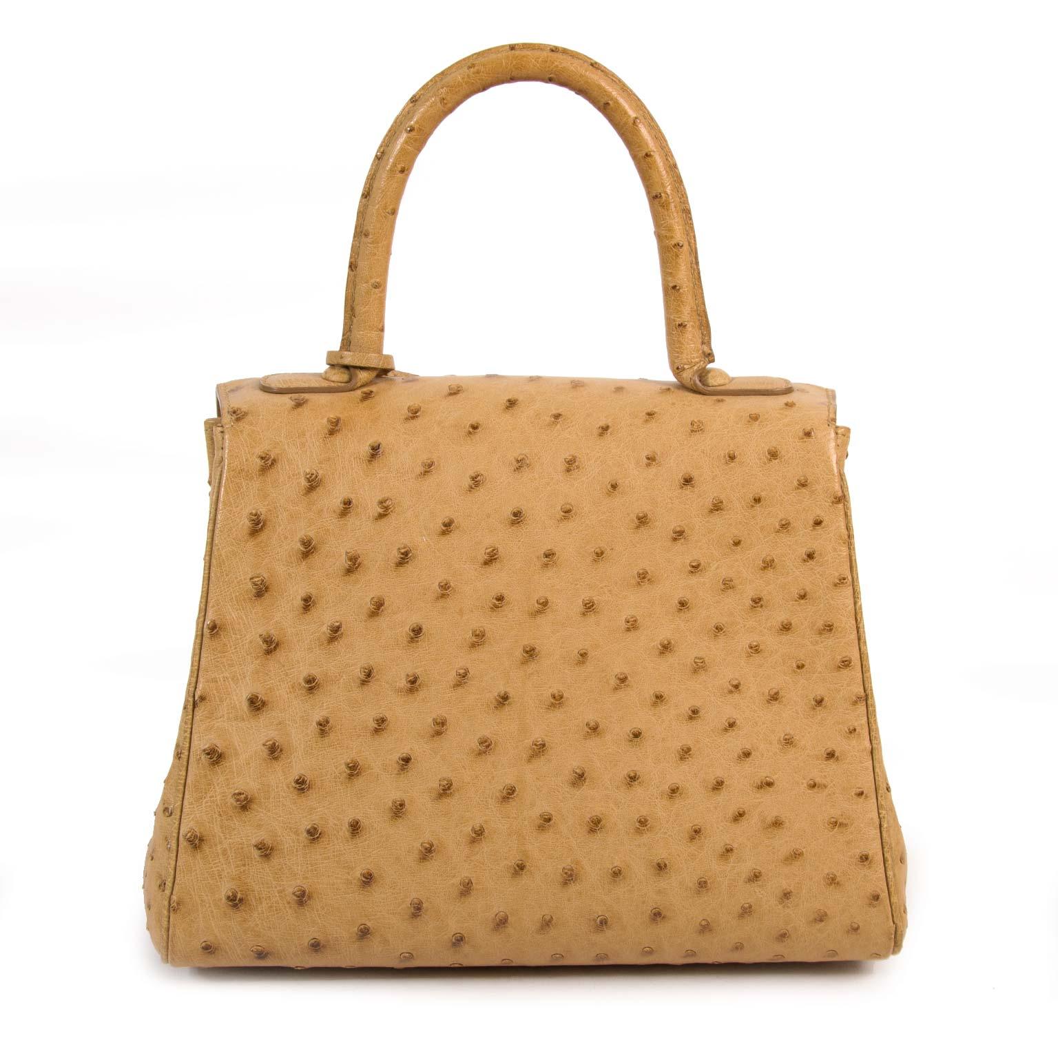 Très bon état d'usage Sac Delvaux Brillant Mini Ostrich Ce magnifique 4