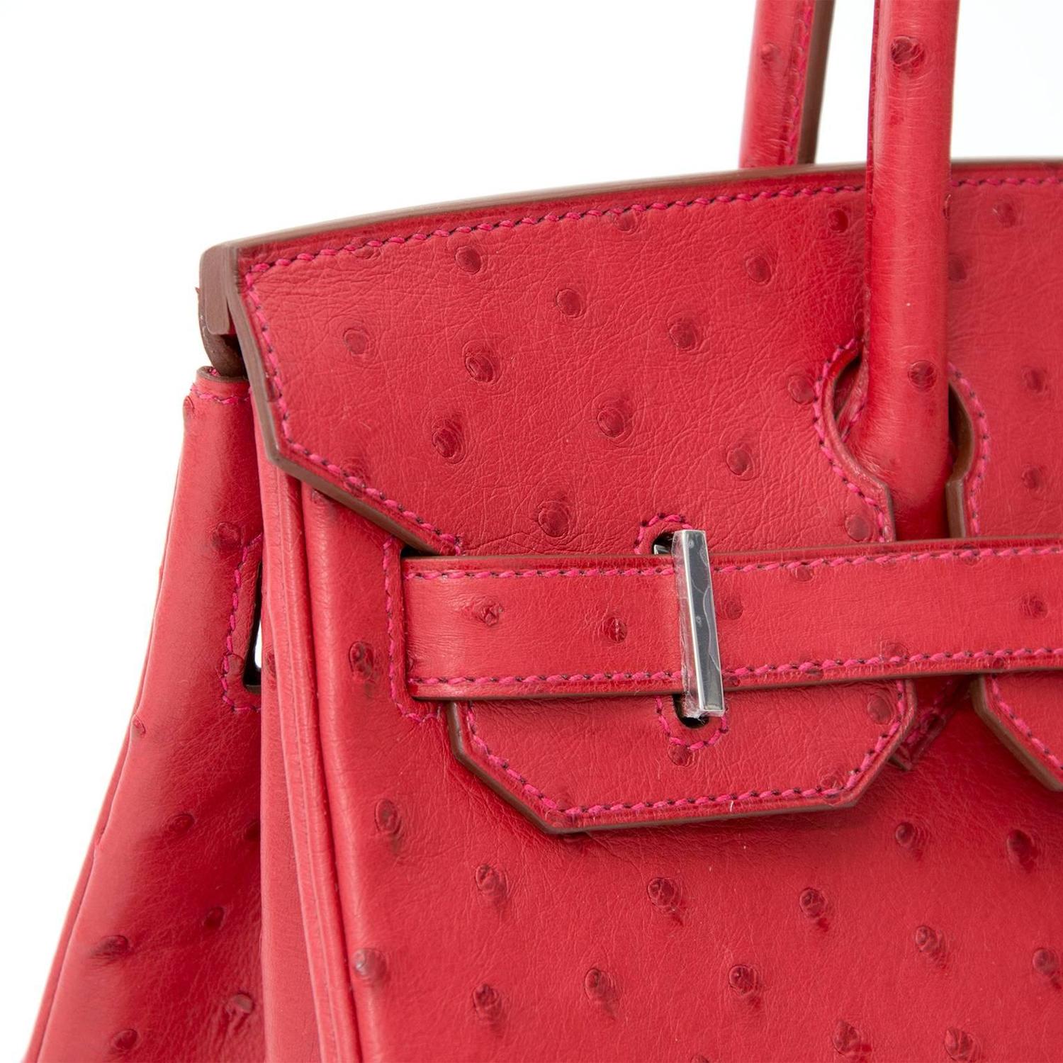hermes alligator bag - BRAND*NEW*Hermes Ostrich Birkin 30 Rouge Vif For Sale at 1stdibs