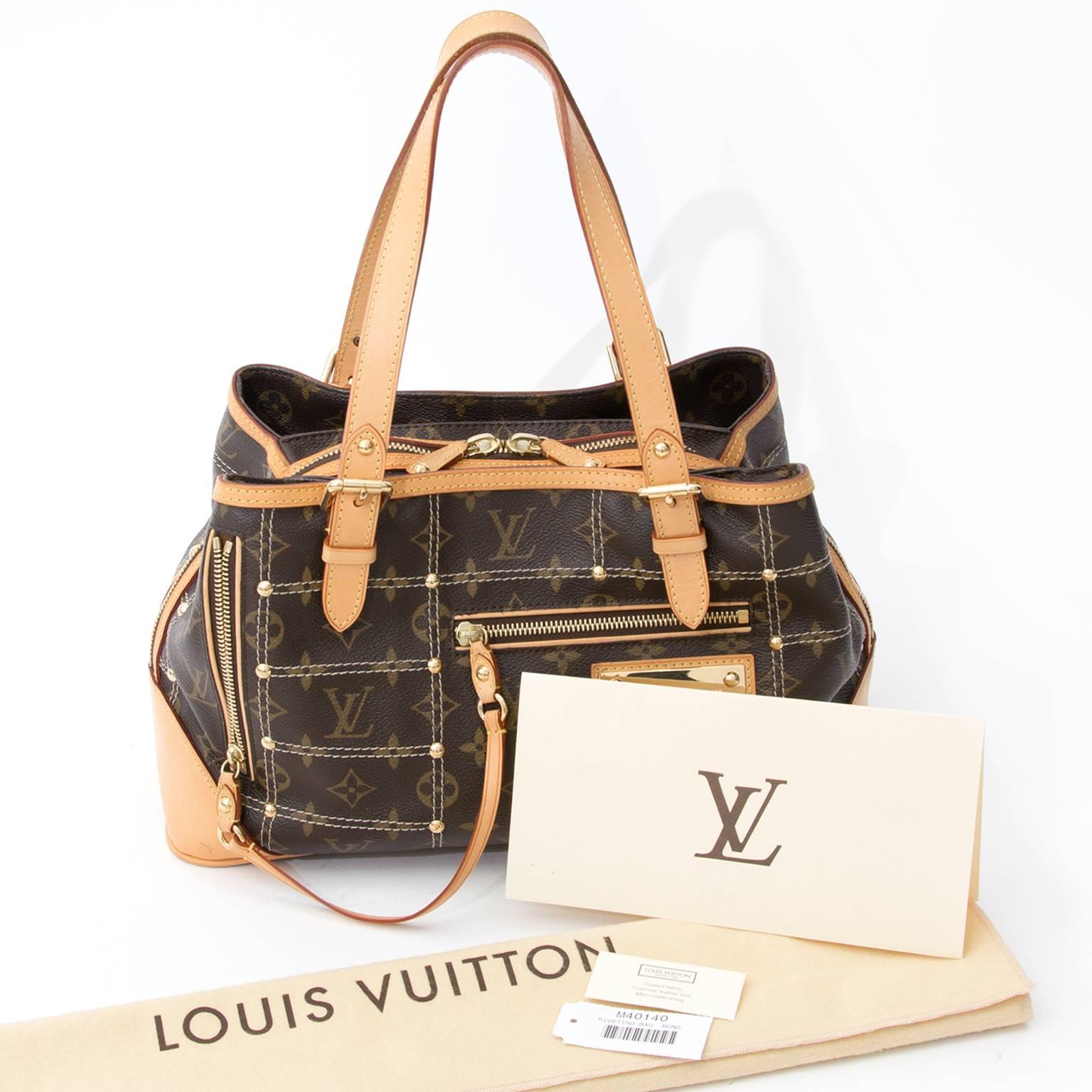 Women's Louis Vuitton Riveting Bag Monogram