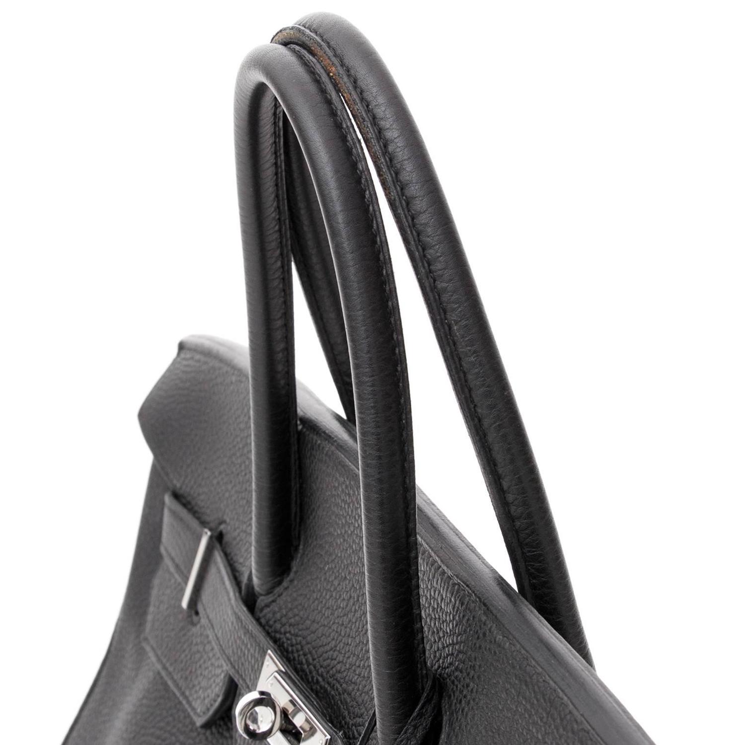 Herms Birkin Bag 40 Black Togo PHW For Sale at 1stdibs  