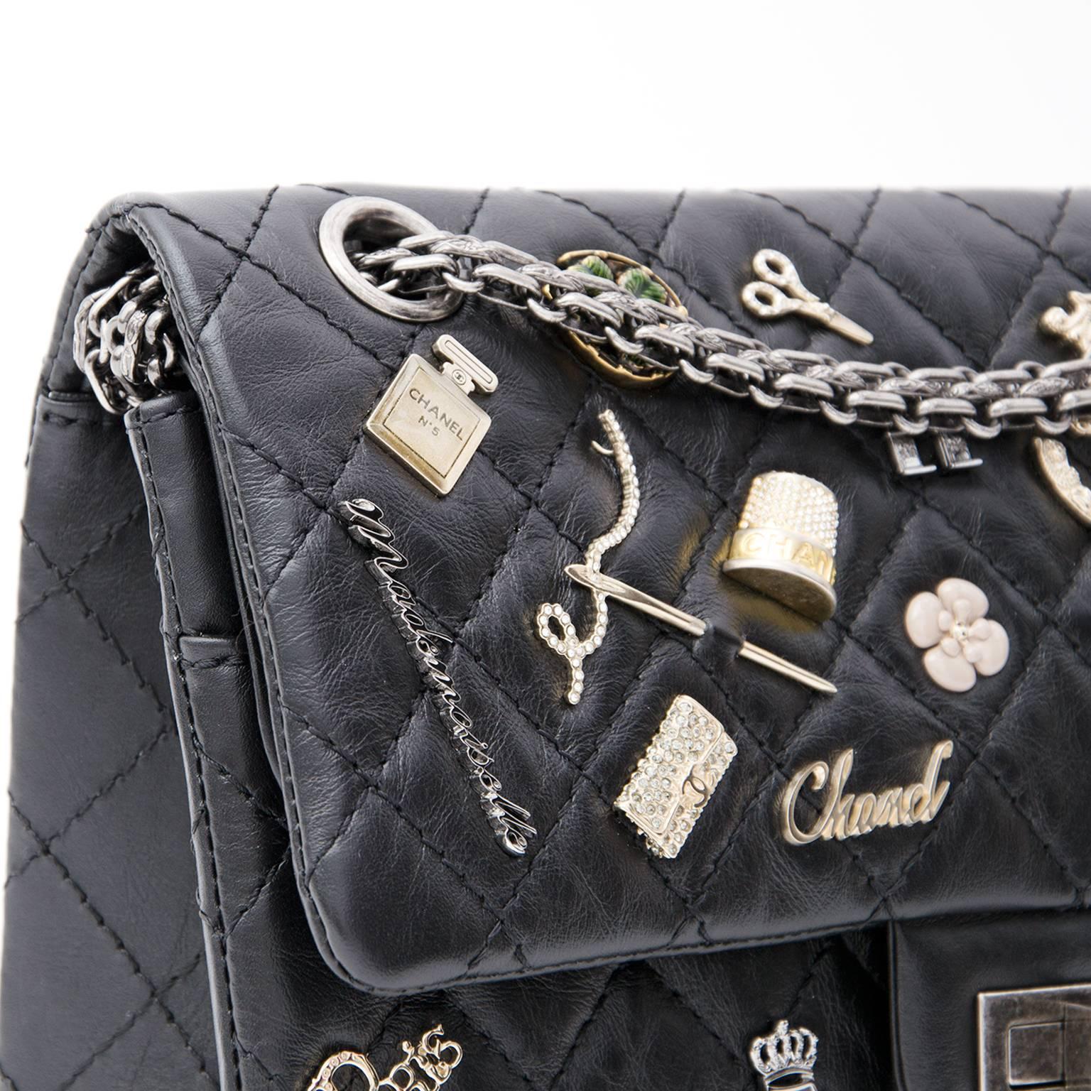 Women's Rare Chanel Lucky Charm 2.55 Reissue Double Flap Bag 225