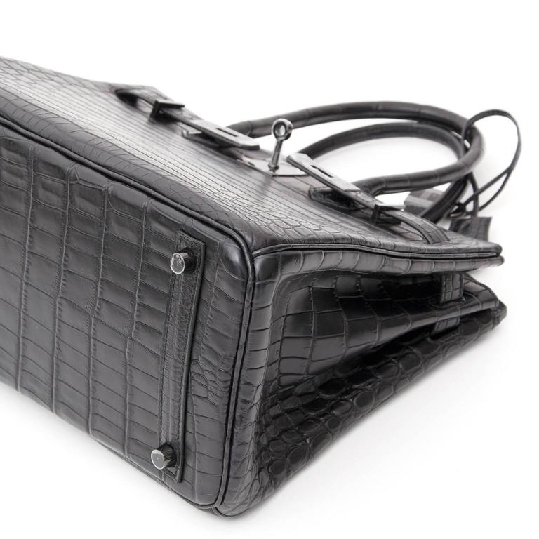 BRAND NEW, RARE Authentic Hermes So Black Birkin 30cm Bag Protective Felt  Cover
