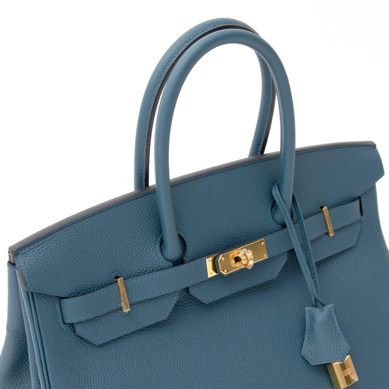 BRAND*NEW Hermes Birkin 35 Togo Colvert GHW  1