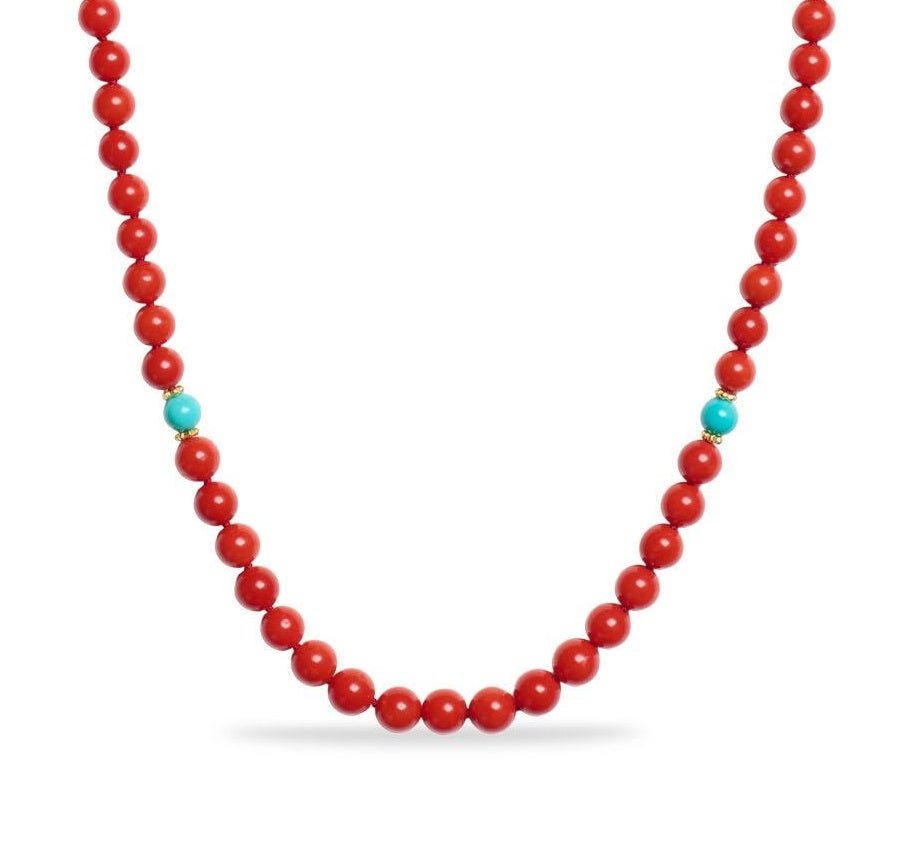 Pure coral necklace shop