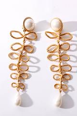 Chanel Earrings - pearls/gold