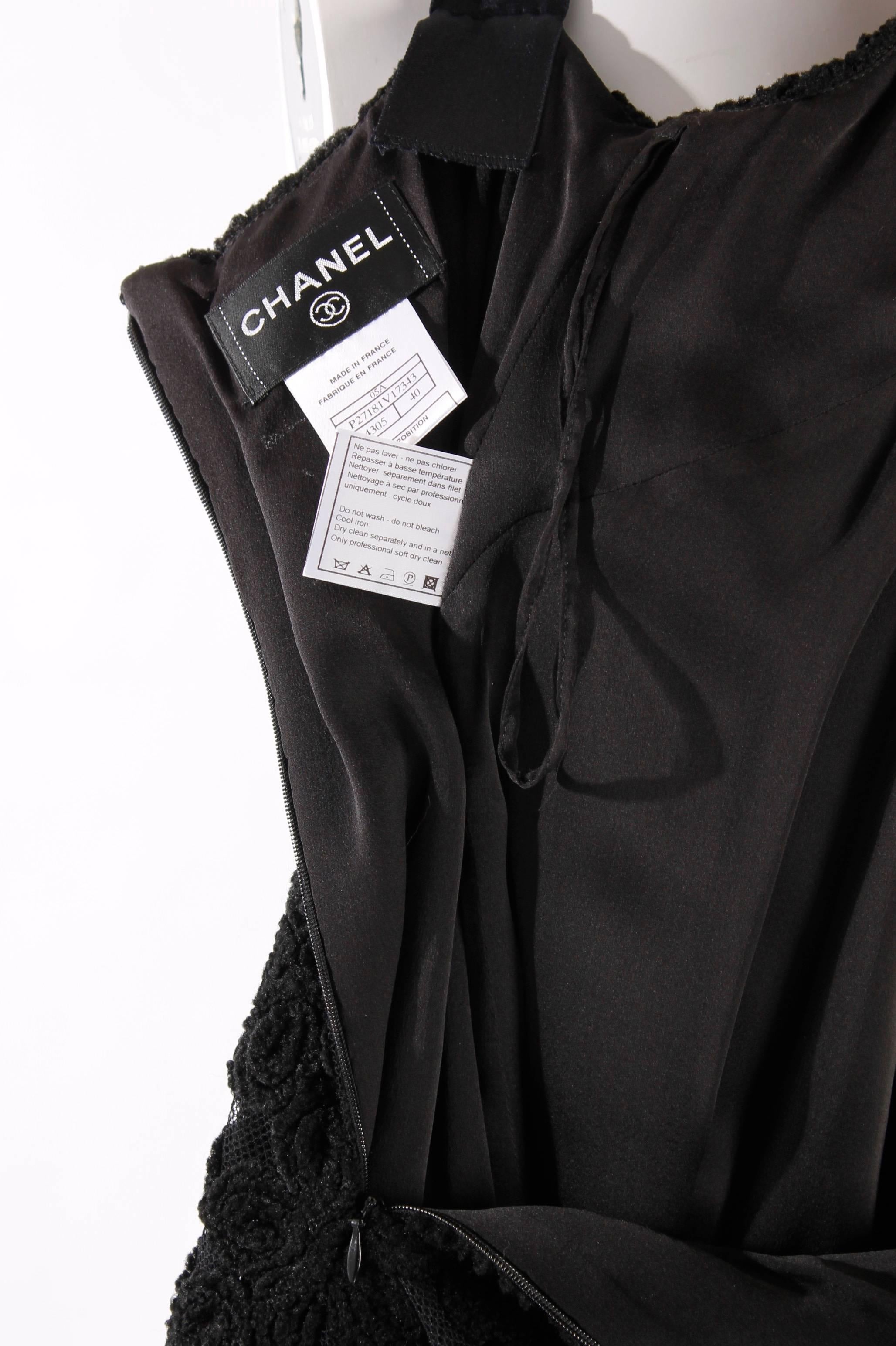 Chanel Dress - black lace  In New Condition In Baarn, NL