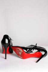 Christian Louboutin Ankle Boots - black patent leather