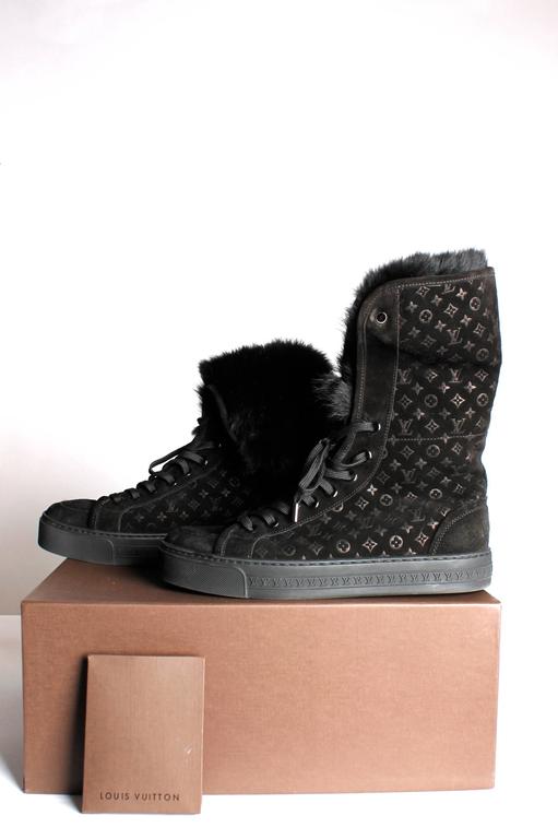 Louis Vuitton Rabbit Fur Sneakers - black at 1stDibs  louis vuitton rabbit fur  boots, louis vuitton boots with fur, louis vuitton fur sneakers