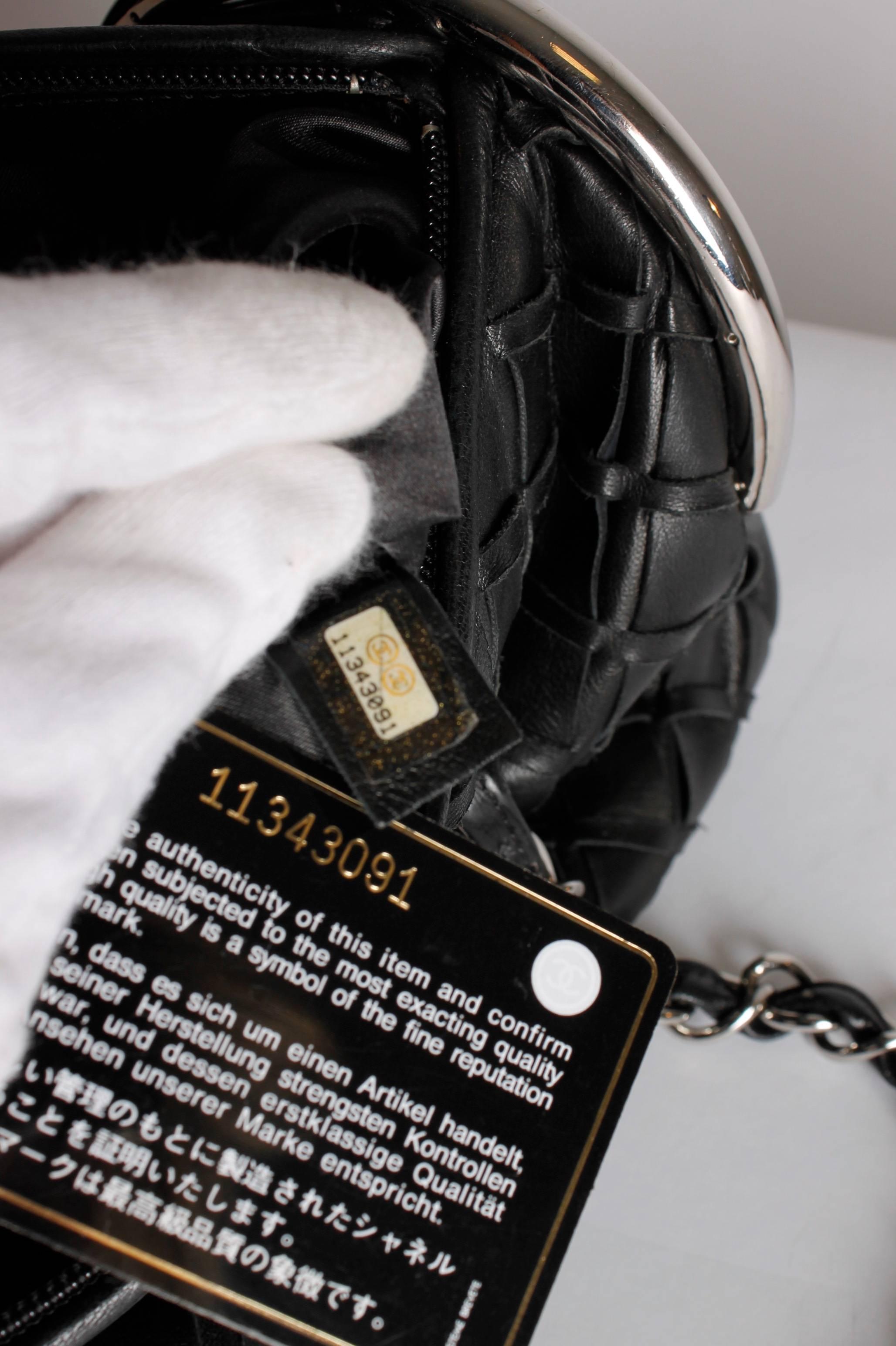 Chanel Ultimate Soft Weaved Bag - black 2